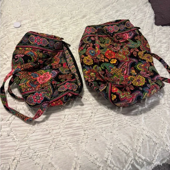 Vintage set of 2 Vera Bradley duffel bags - Picture 1 of 11